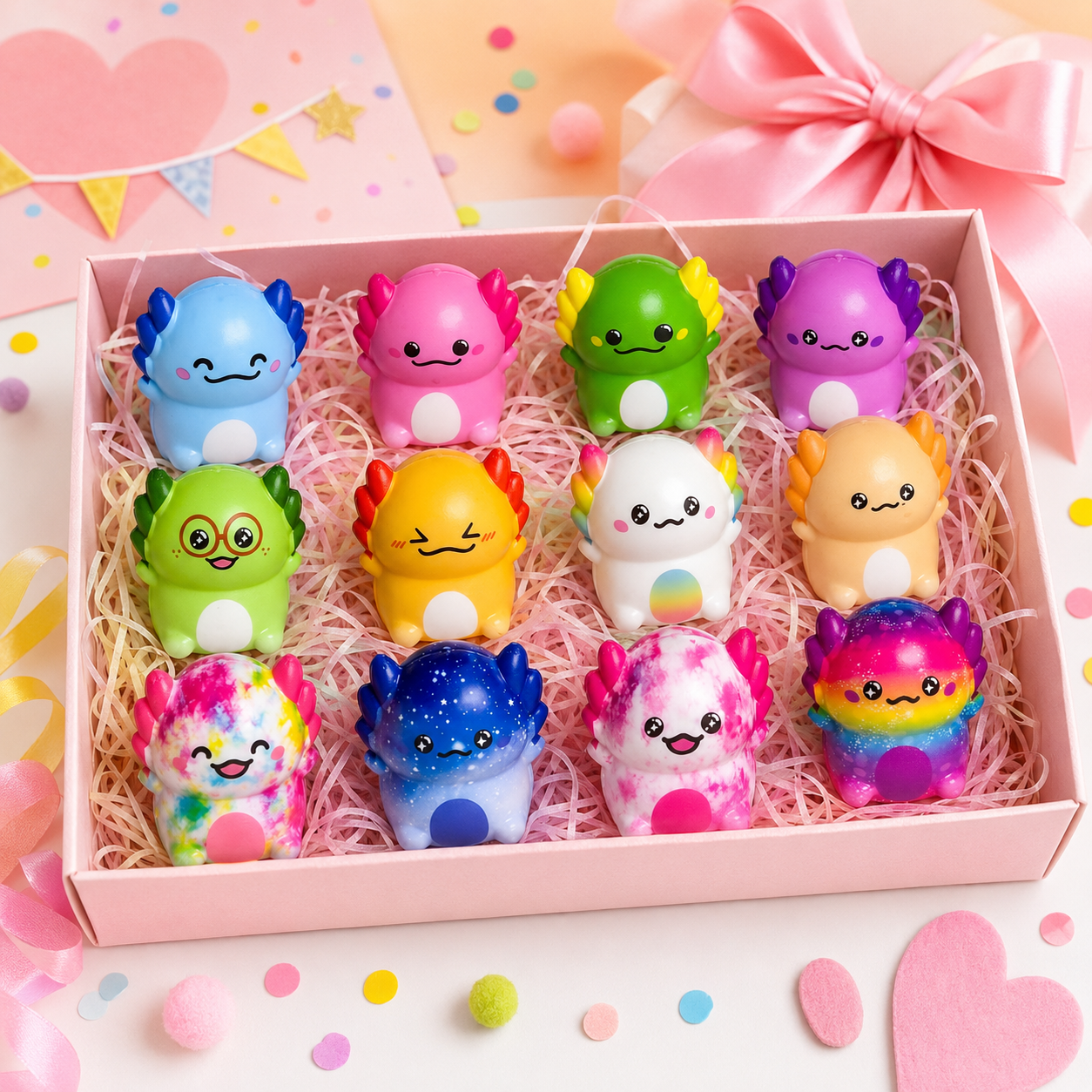 Cute Axolotl Fidget Squishy Relief Toy