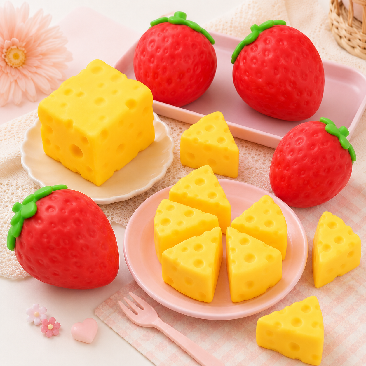 Simulation Food Squishy Stress Relief Fidget Toy