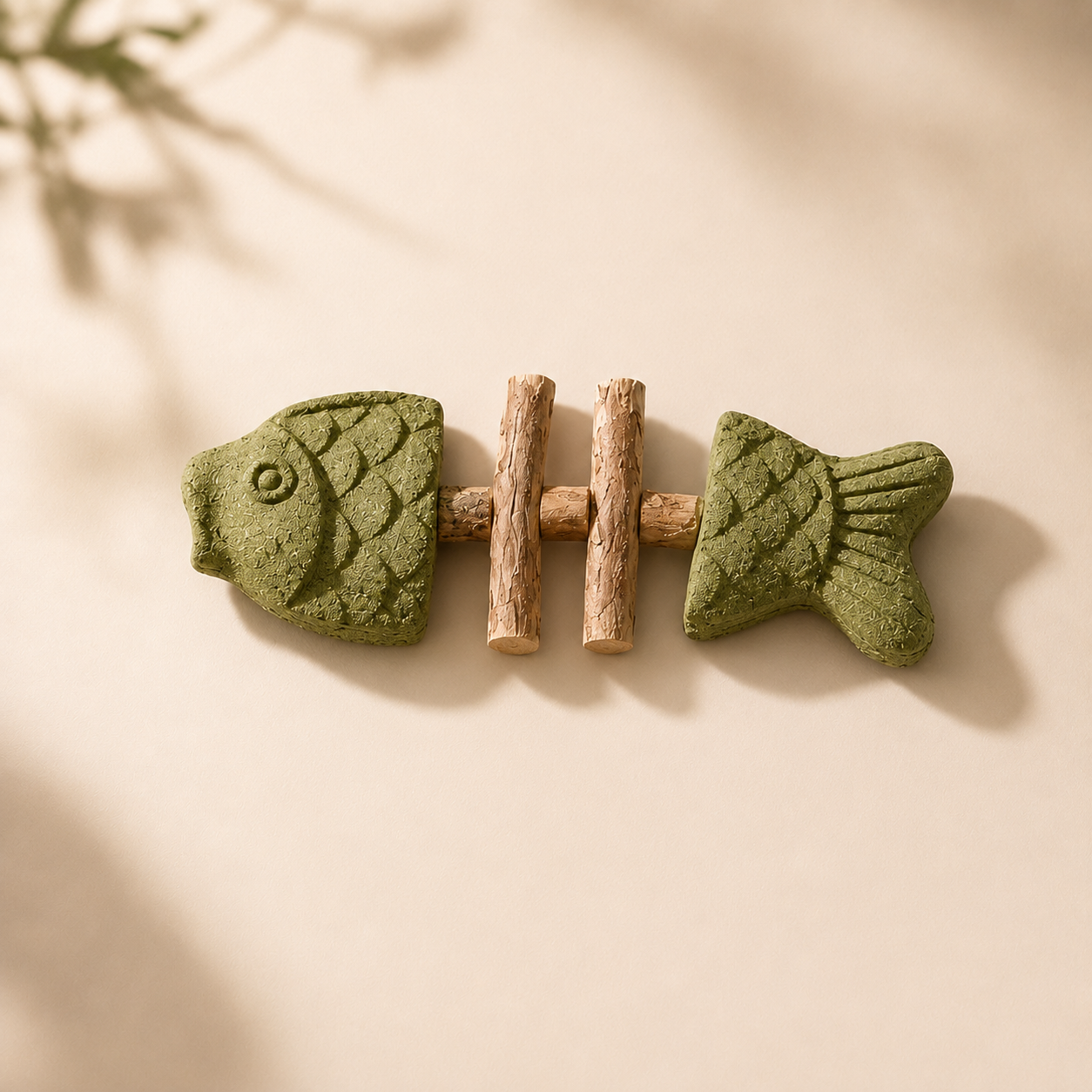 Natural Silvervine Fish Bone Cat Chew Toy
