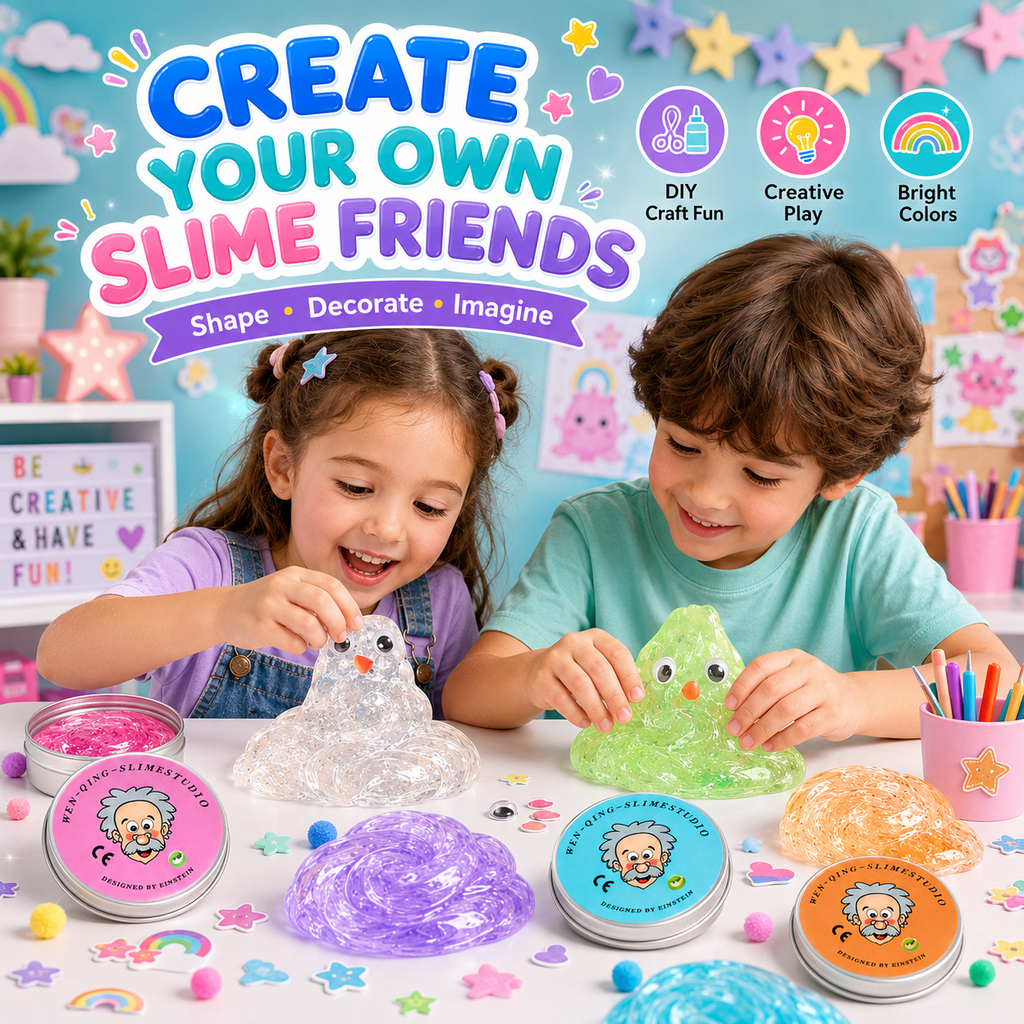 Transparent Clear Slime Putty Toy