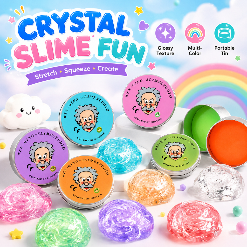 Transparent Clear Slime Putty Toy