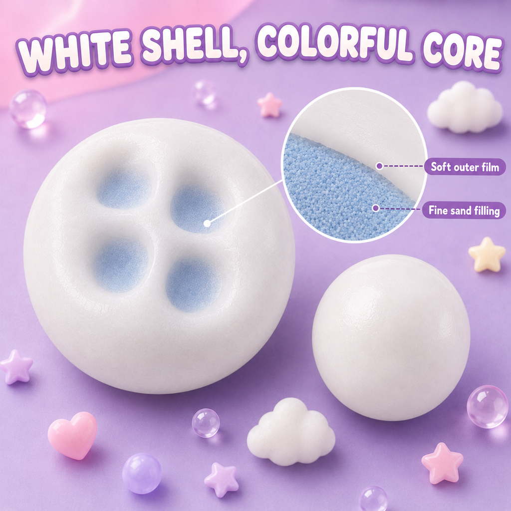Shapeable Soft Vacuum Squishy Stress Relief Toy