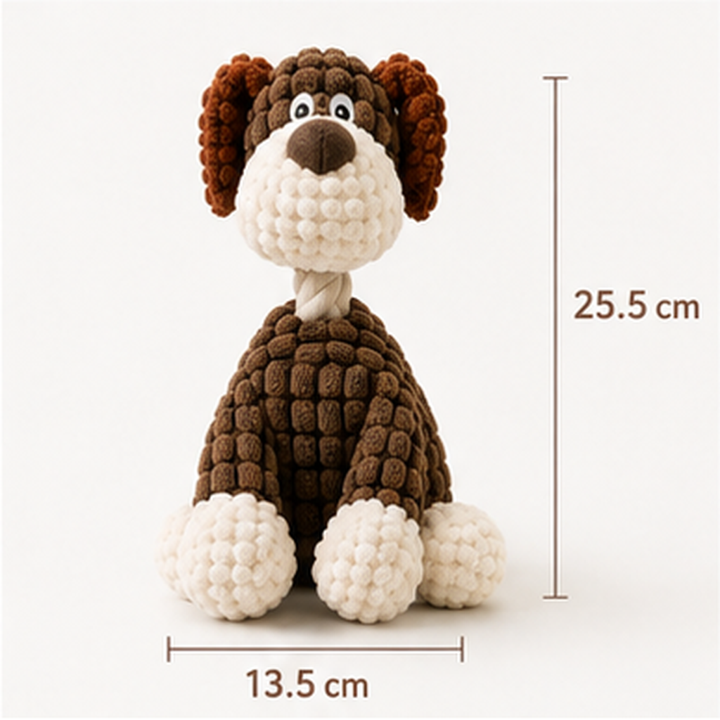 Squeaky Animal Dog Chew Plush Toy