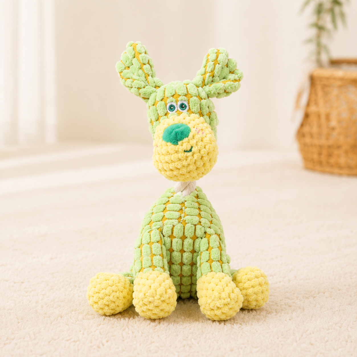 Squeaky Animal Dog Chew Plush Toy