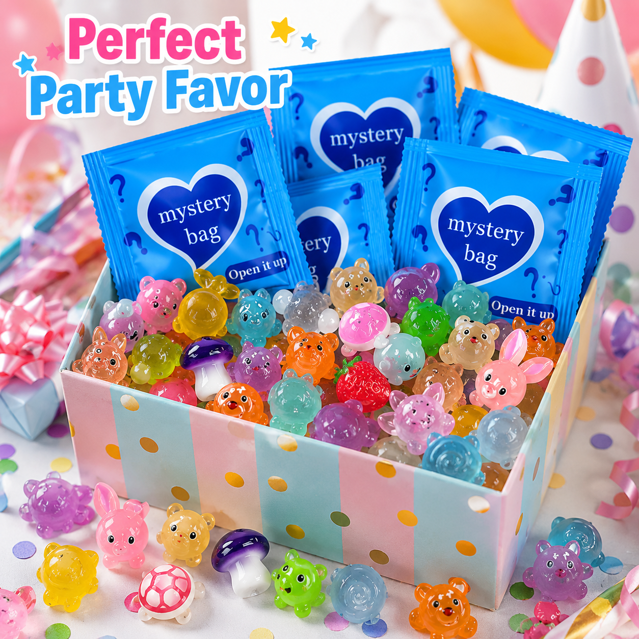 60Pcs Luminous Mini Resin Figure Mystery Blind Bags