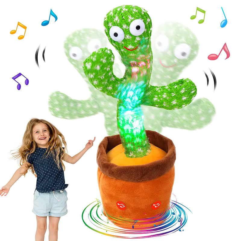 Singing Dancing Repeat Talking Cactus Plush Toy