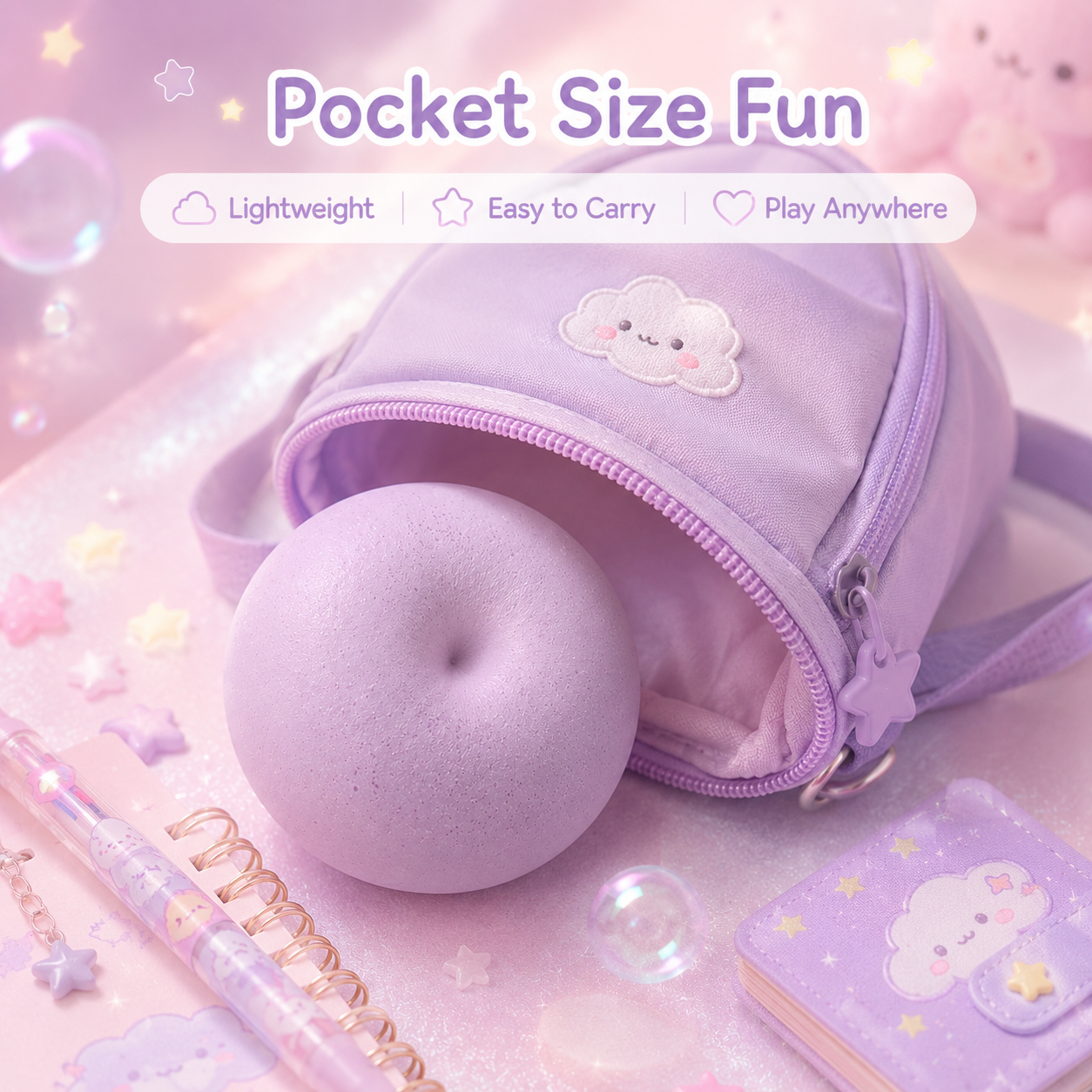 Glitter Squishy Stress Relief Toy