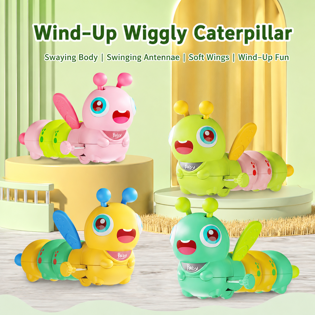 Cute Wind-up Insect Toddler Educational Toy