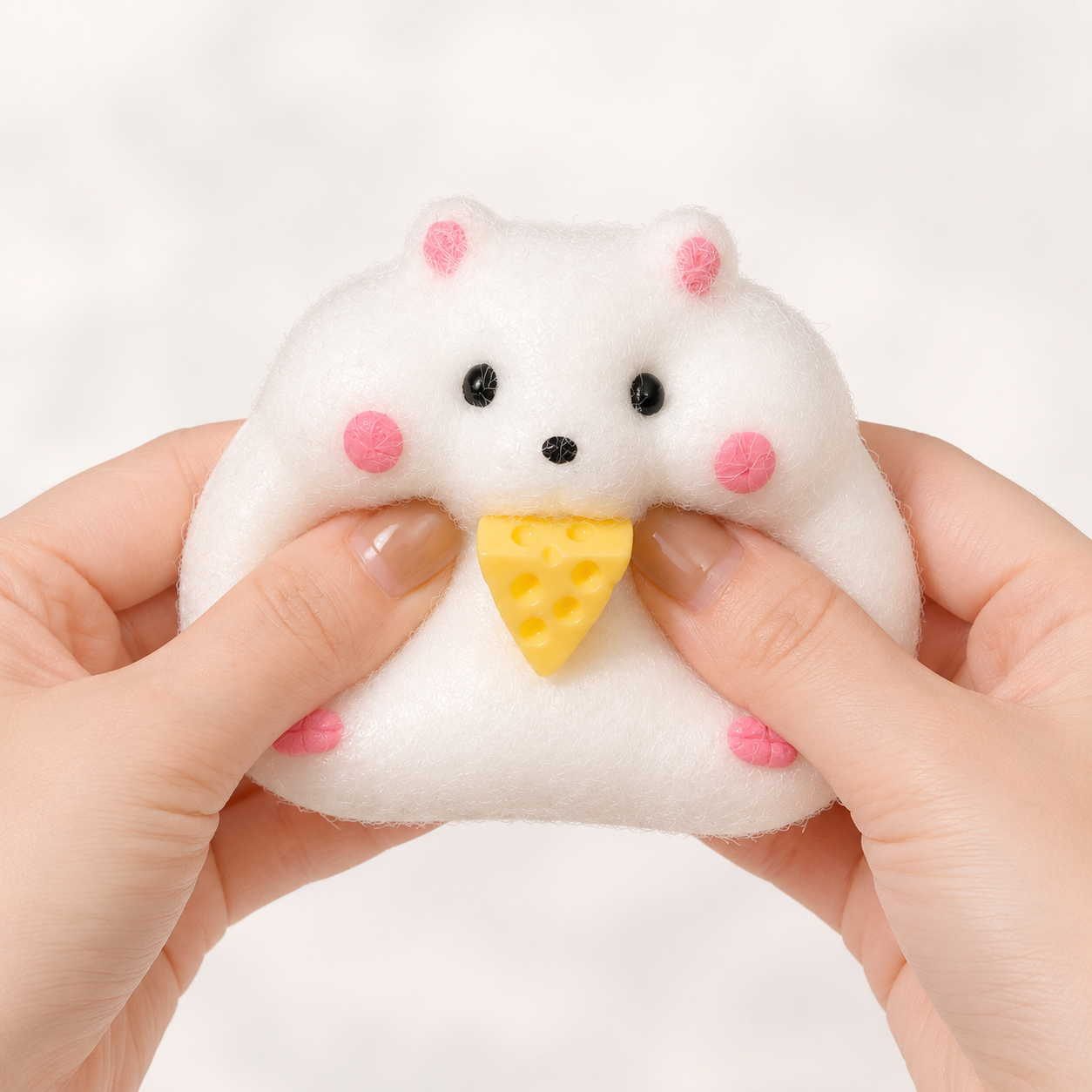 Fluffy Hamster Squishy Toy
