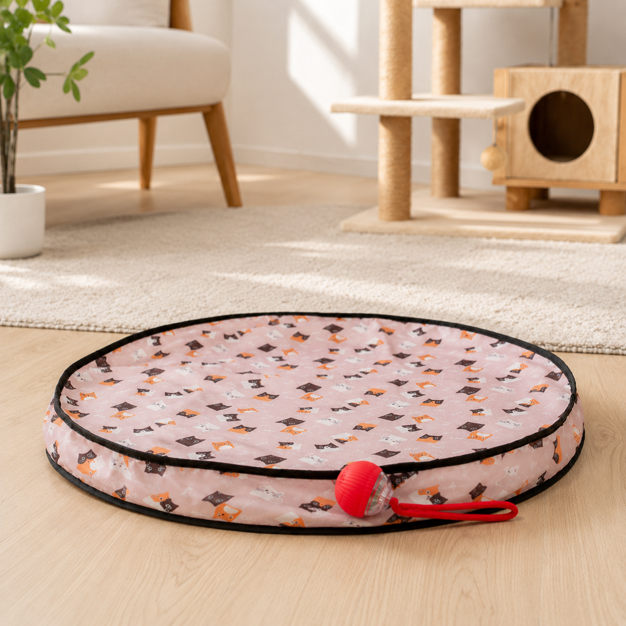 Cat Hunting Mat Automatic Ball Toy 中文标题