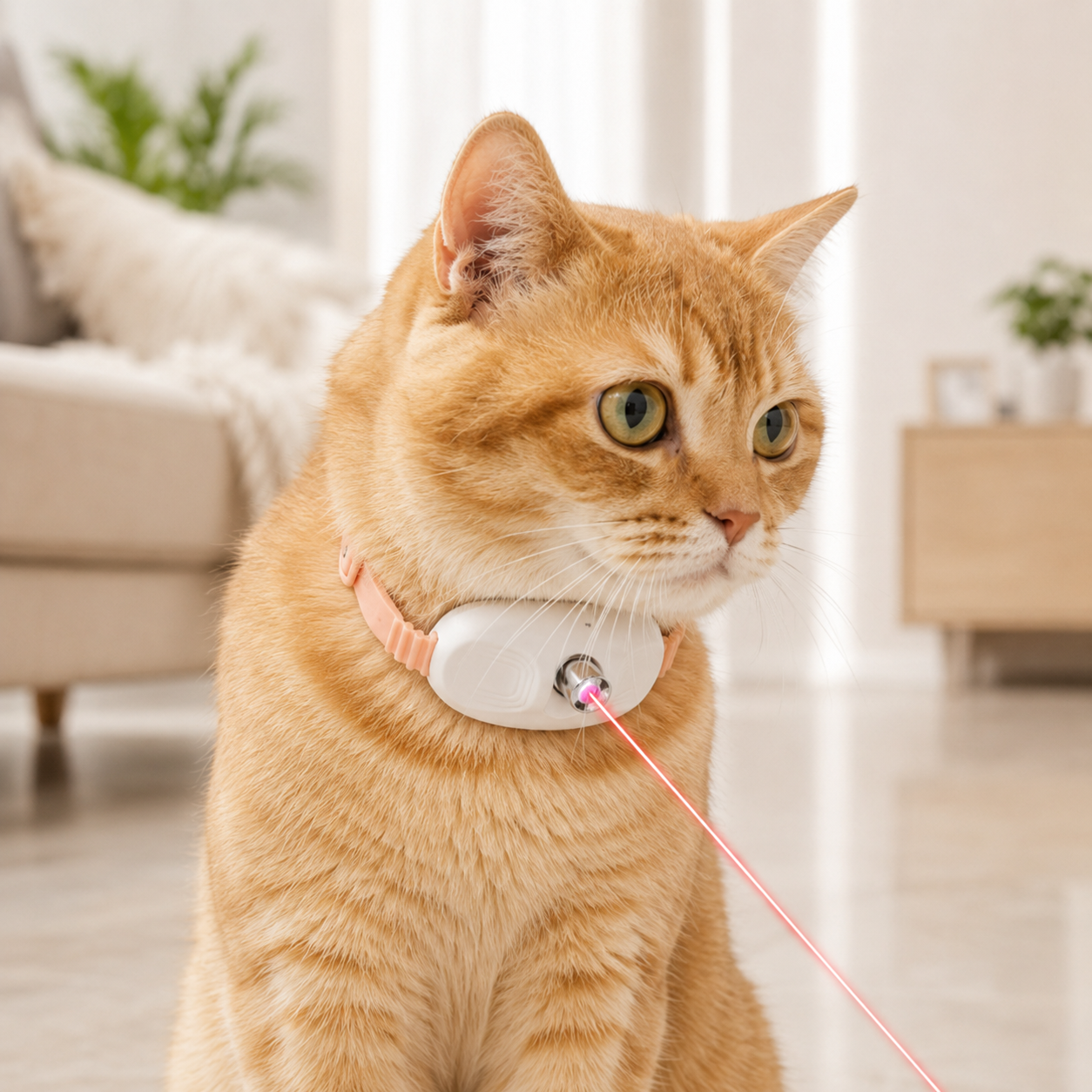 Smart Laser Cat Collar Self Play Toy