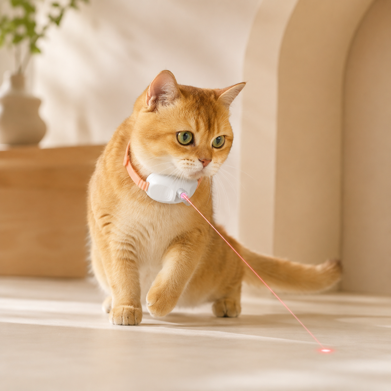 Smart Laser Cat Collar Self Play Toy