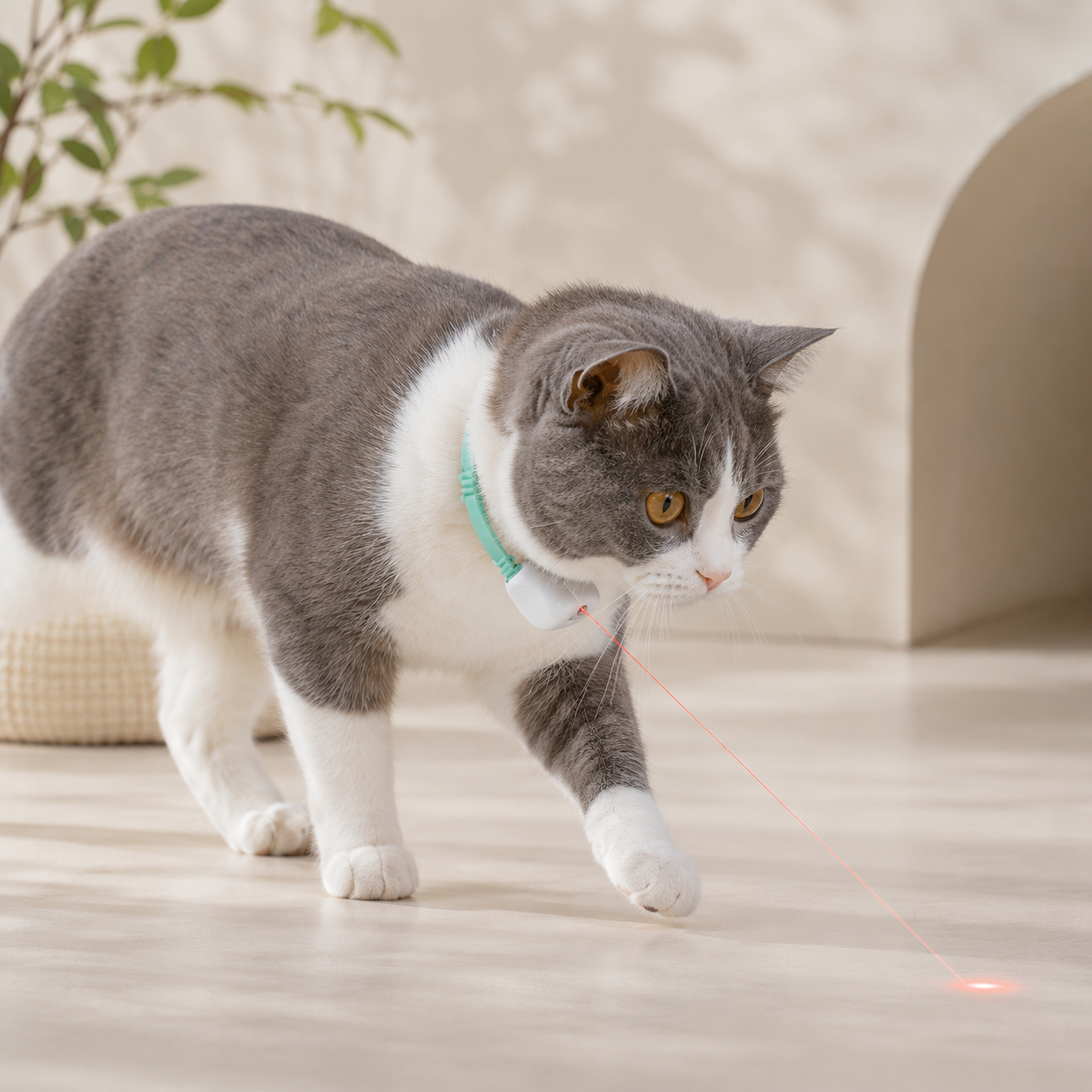 Smart Laser Cat Collar Self Play Toy