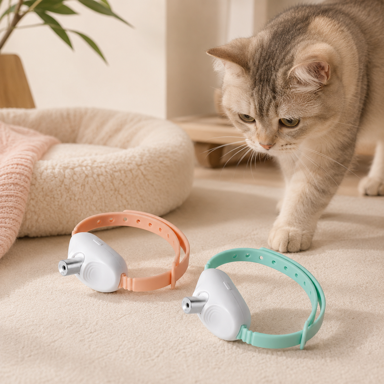 Smart Laser Cat Collar Self Play Toy