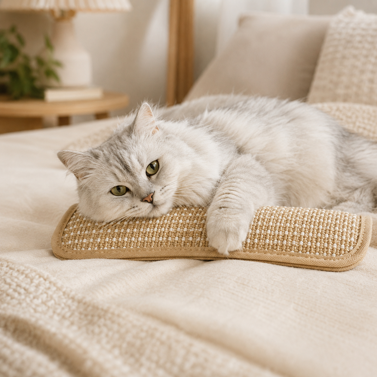 Sisal Cat Scratcher Pad with Catnip