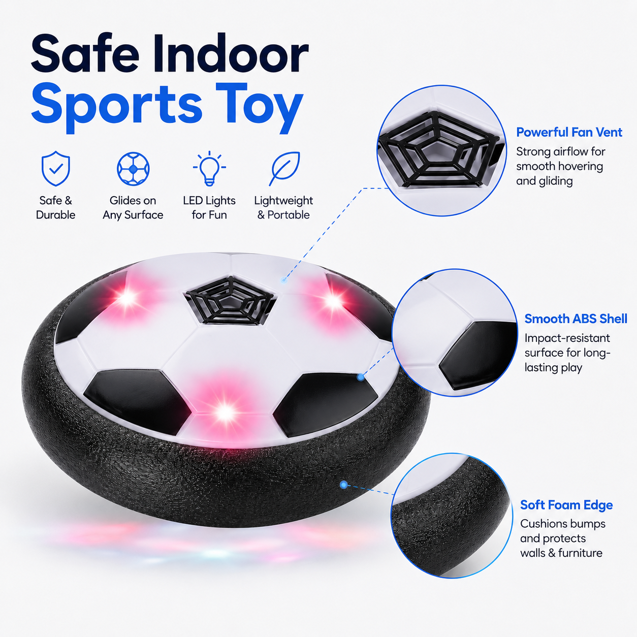 Kids Levitation Air Hover Football