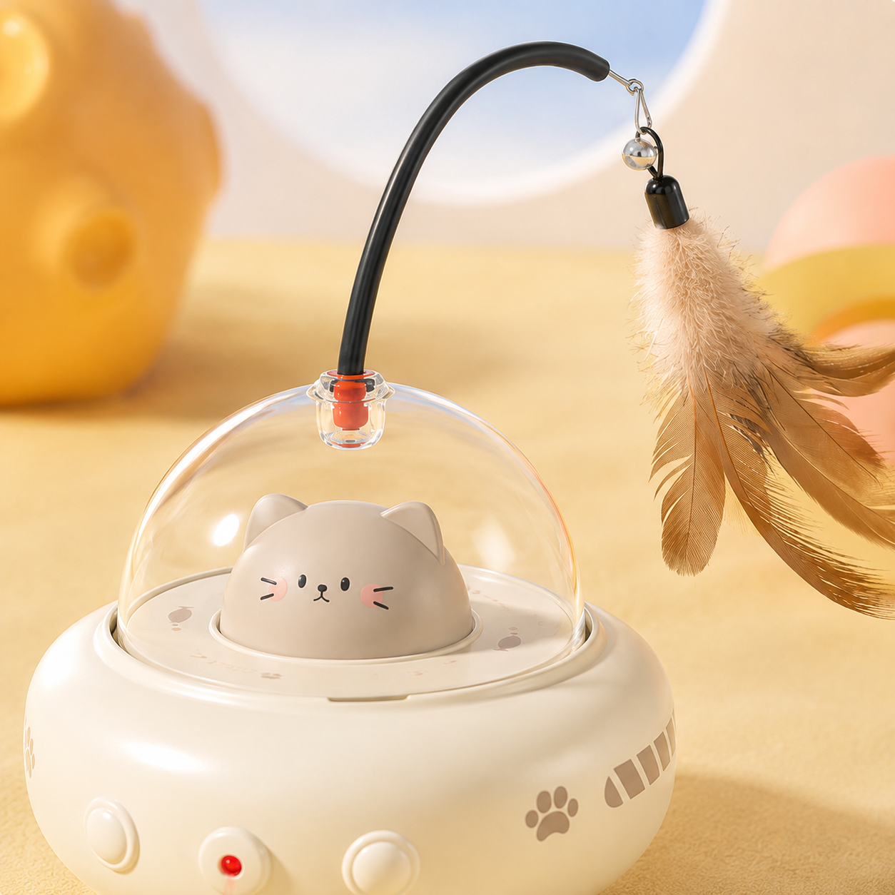 3 in 1 UFO Laser Cat Toy