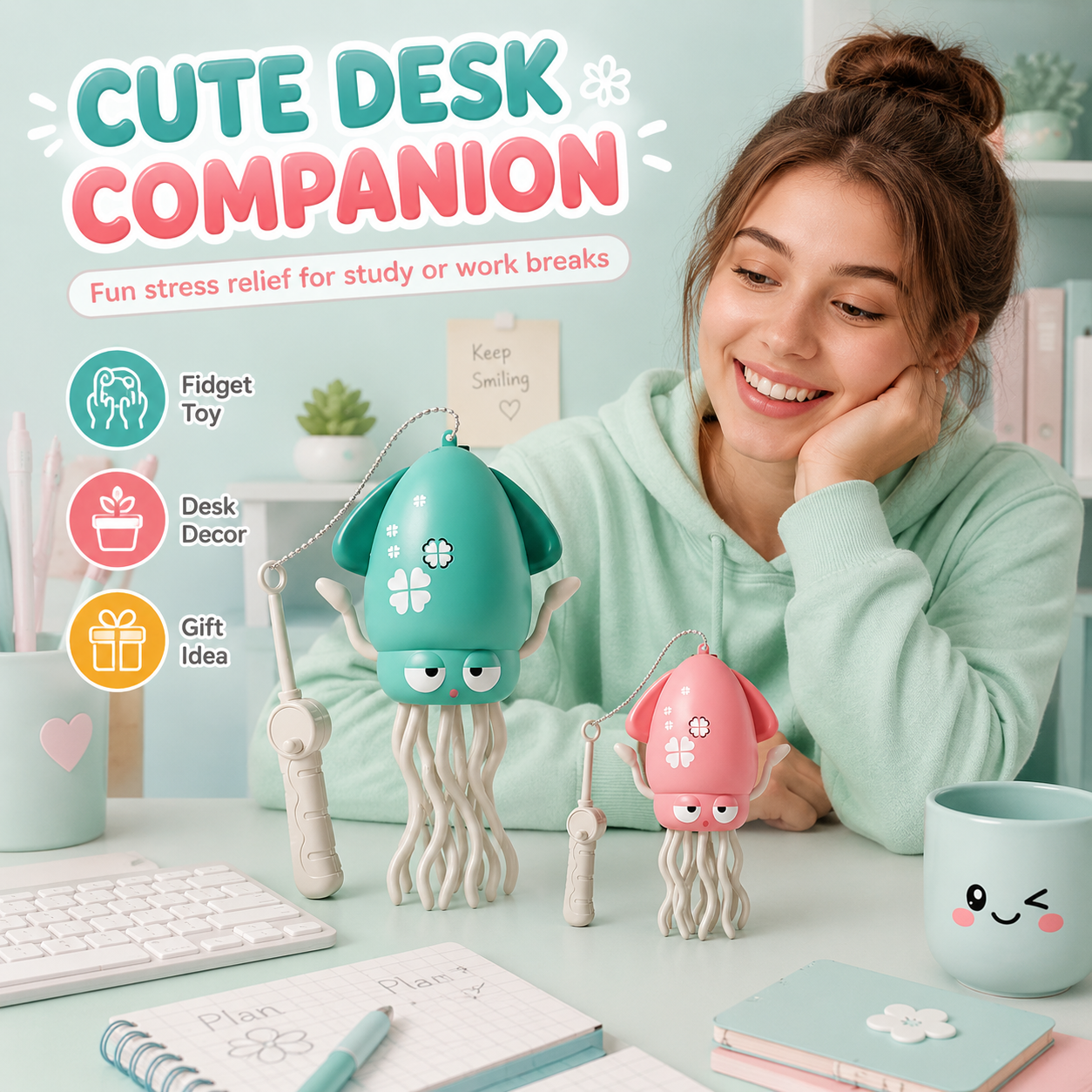 Twist Squid Stress Relief Toy