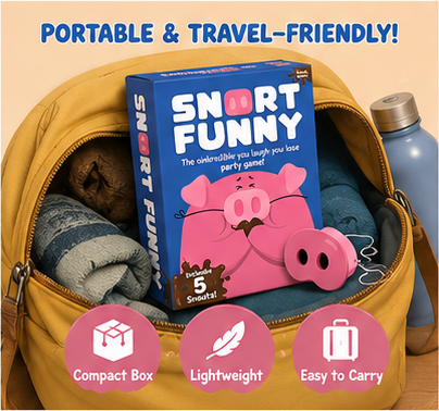 Pig Nose You Laugh You Lose Family Party Game Snort Funny