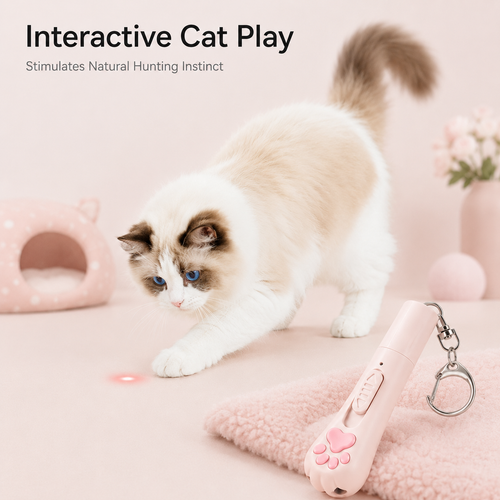 3-in-1 Cat Paw Laser Interactive Toy