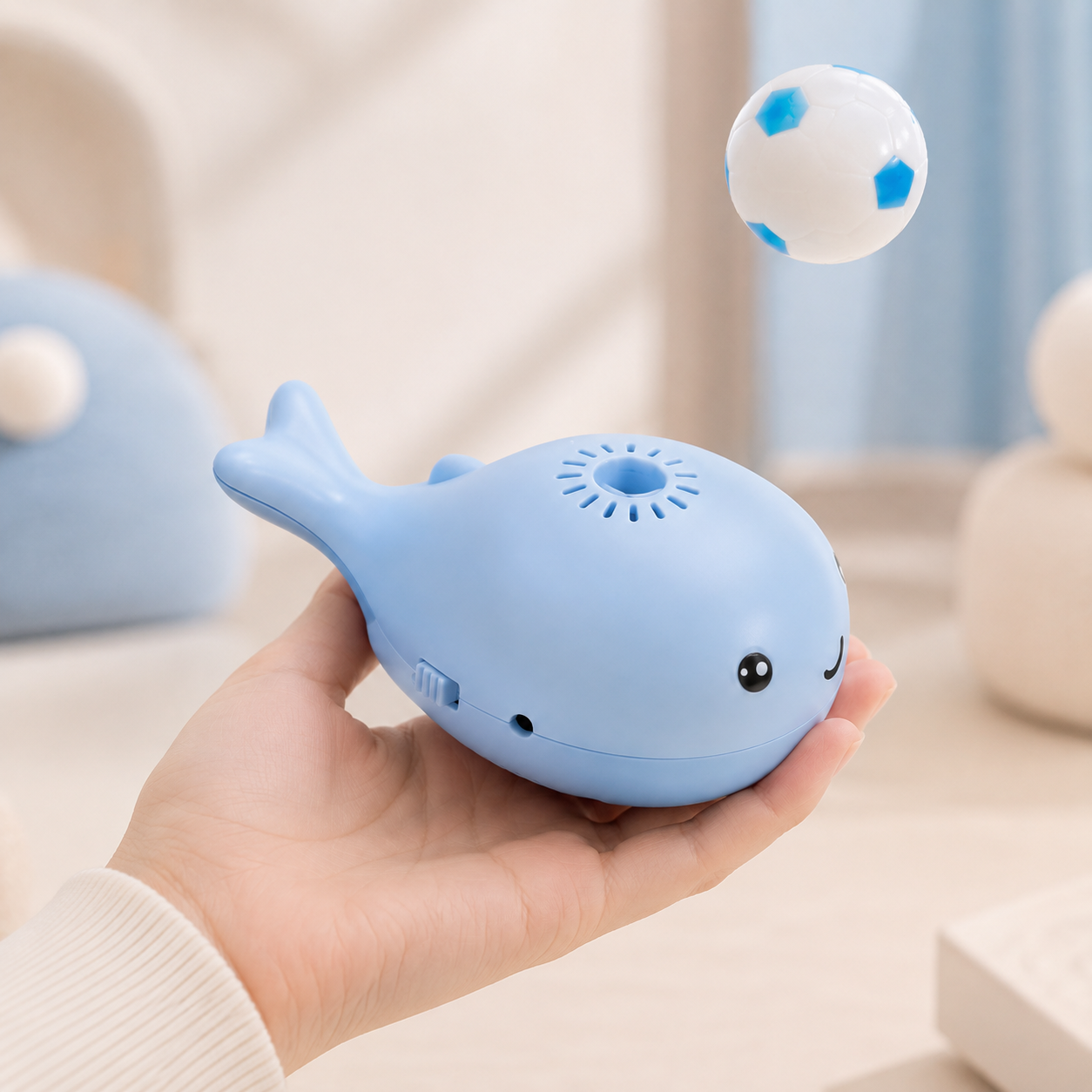 2 In 1 Whale Floating Ball Toy
