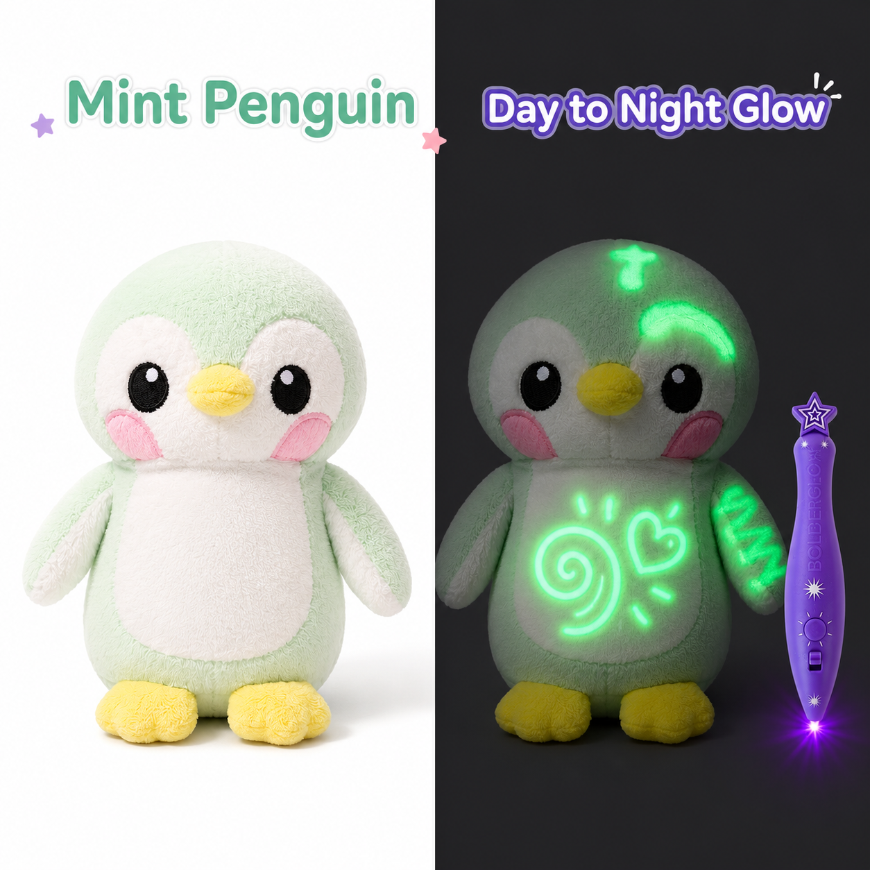 Luminous Drawing Penguin Stuffed Animal