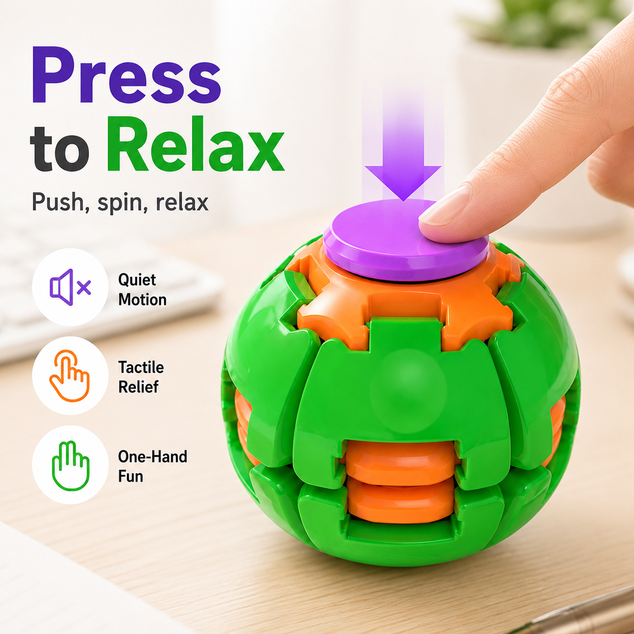 Hand Spinner Stress Relief Ball