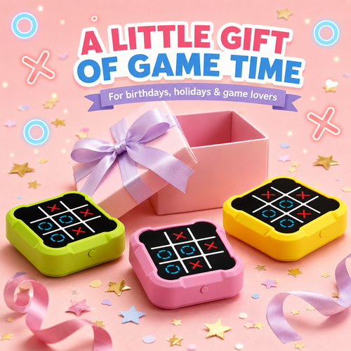 4 IN 1 Electronic Smart Tic Tac Toe Puzzle Game Toy