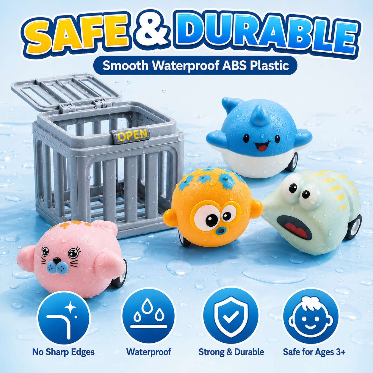 Pool Catch Cage Dive Game Set