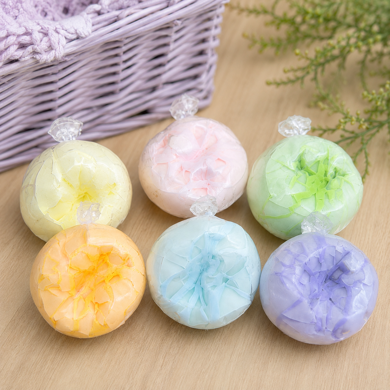 Pastel Handmade Crispy Squishy Decompression Ball