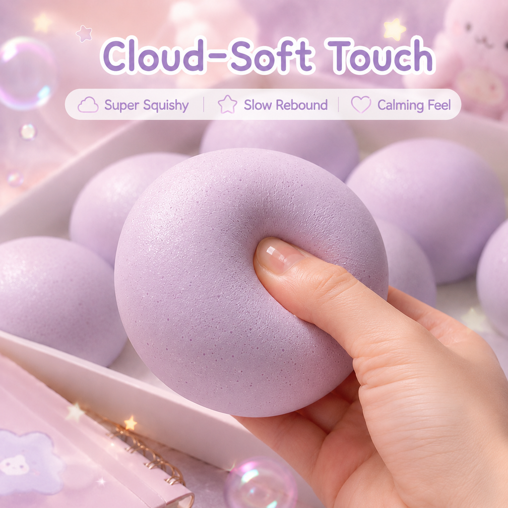 Glitter Squishy Stress Relief Toy