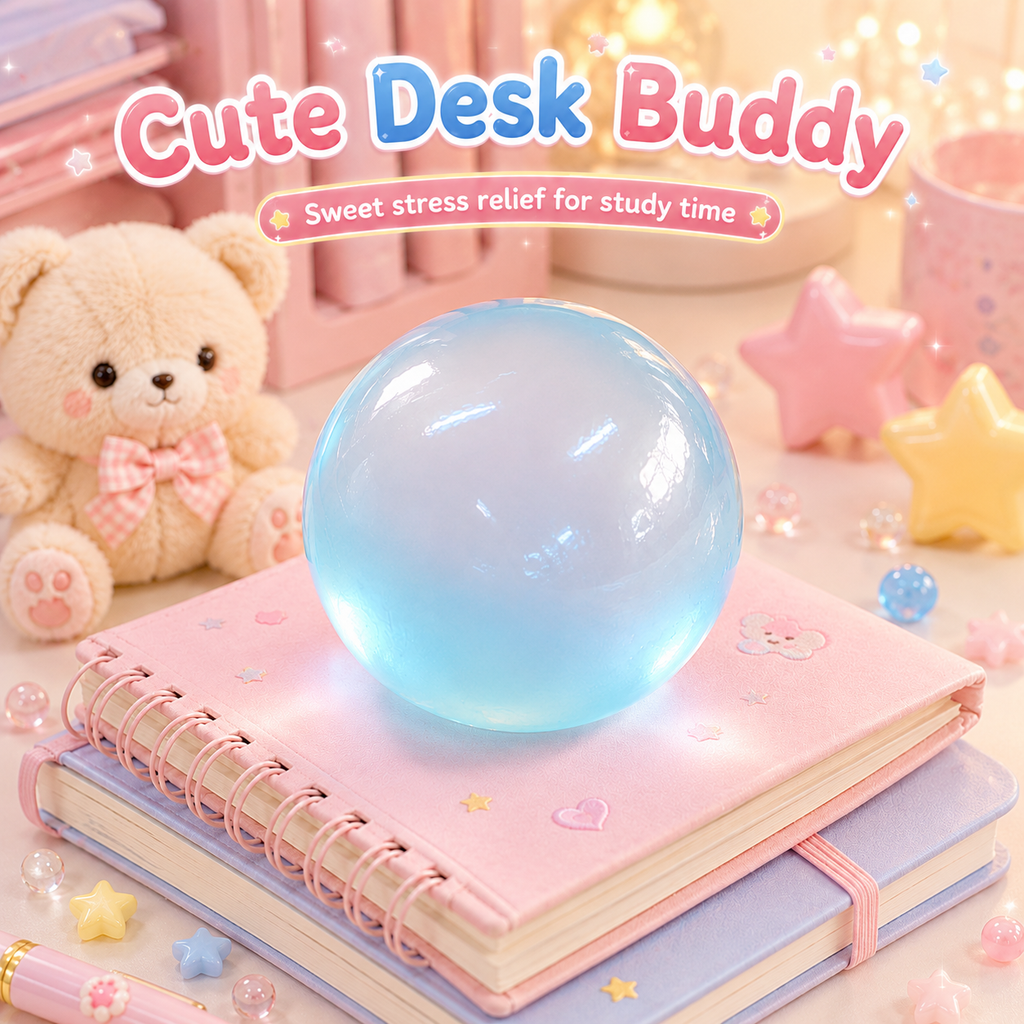 Transparent Jelly Glossy Squishy Squeeze Toy
