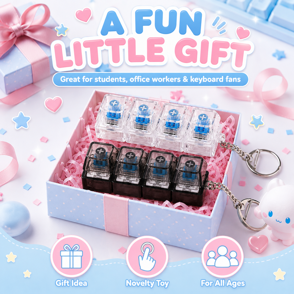 Mechanical Key Switch Stress Toy