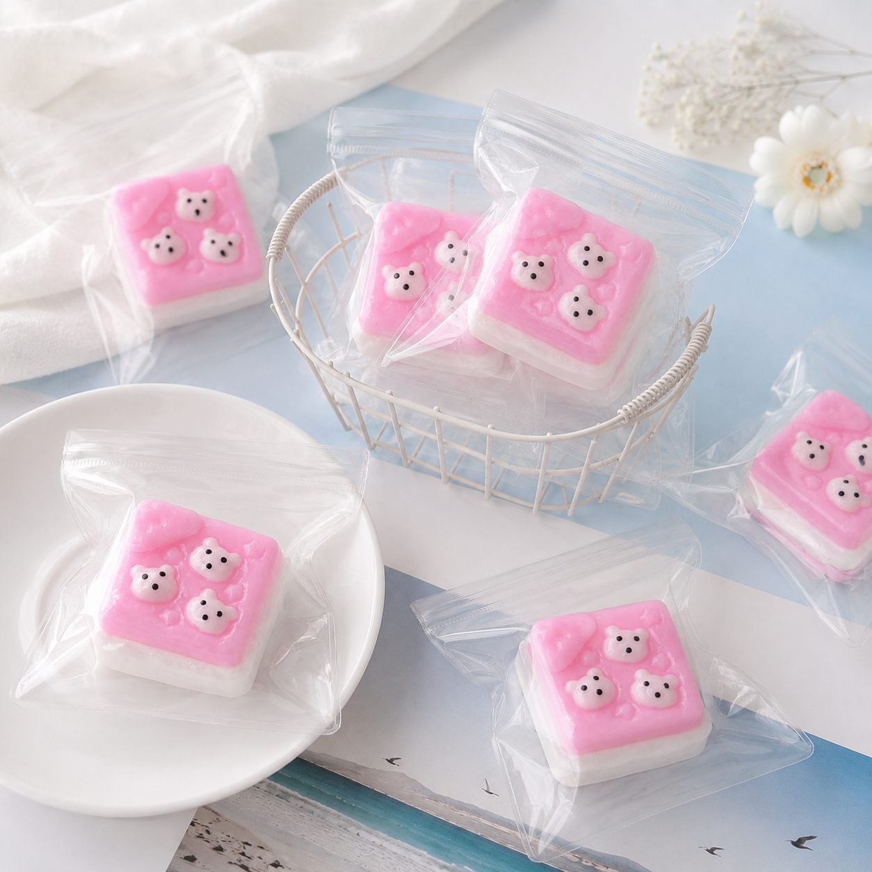 Bear Cube Squishy Toy