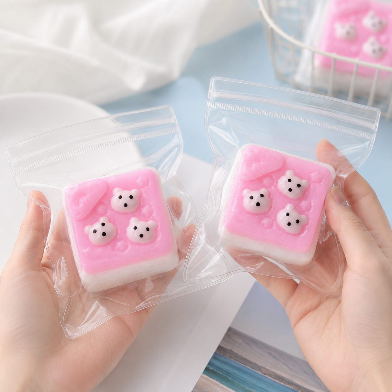 Bear Cube Squishy Toy