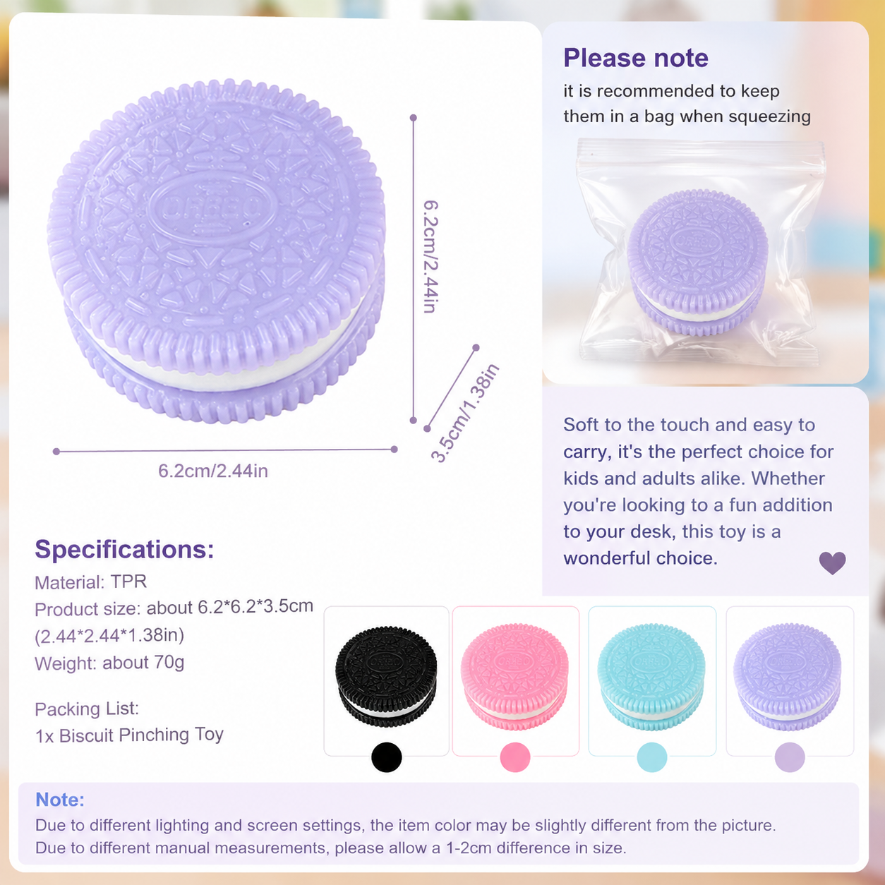Sprinkle Ice Cream Squishy Toy