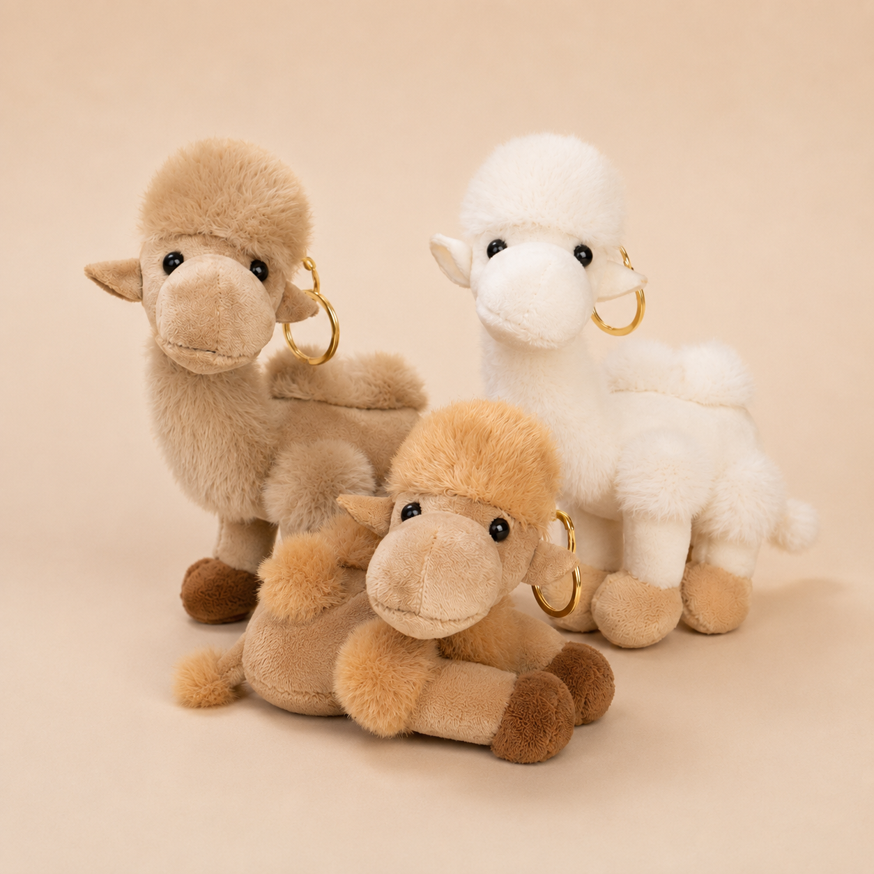 Plush Camel Key Chain Pendant
