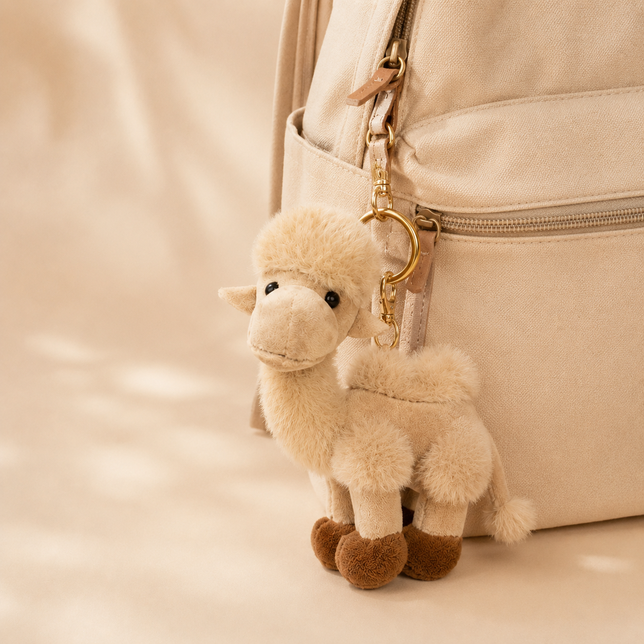Plush Camel Key Chain Pendant