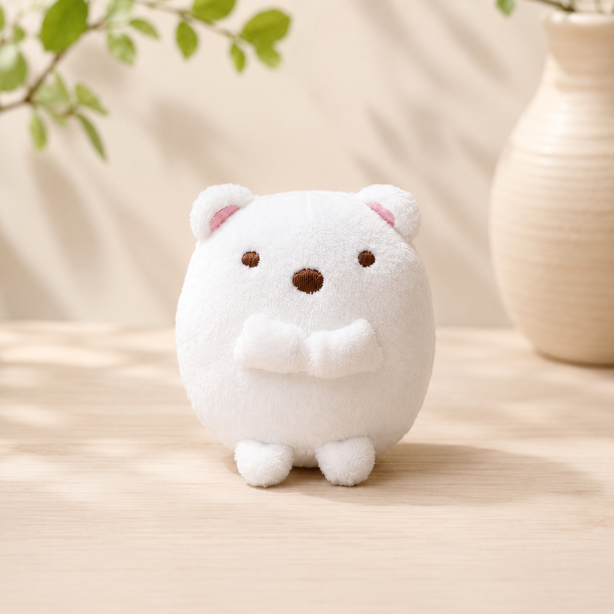 Kawaii Round Plush Bag Key Pendant