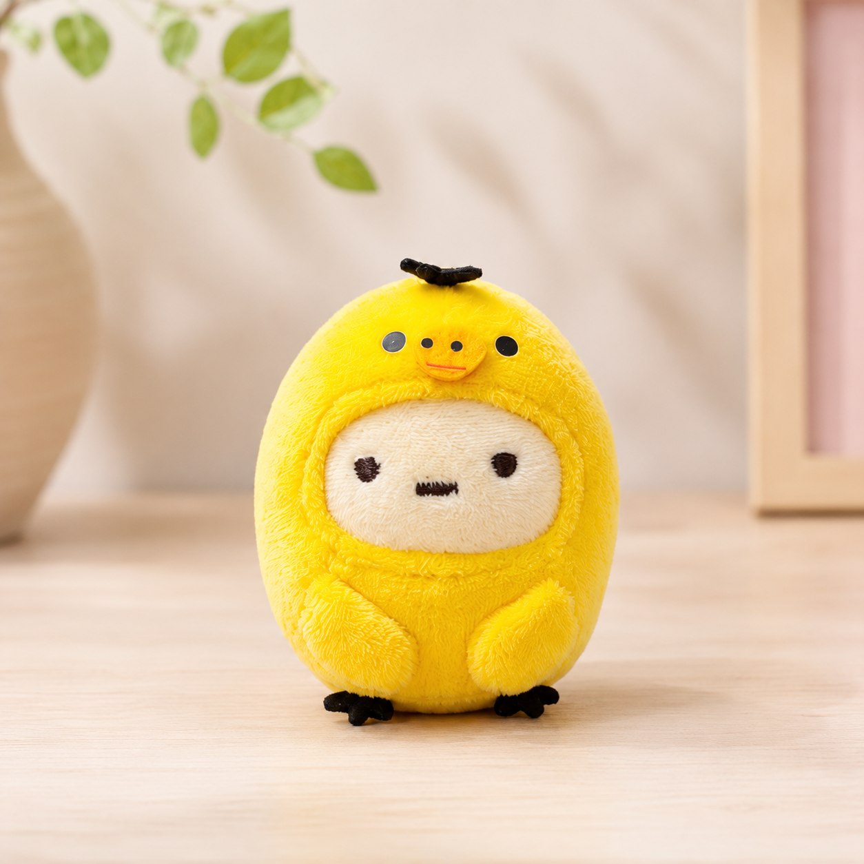 Kawaii Round Plush Bag Key Pendant