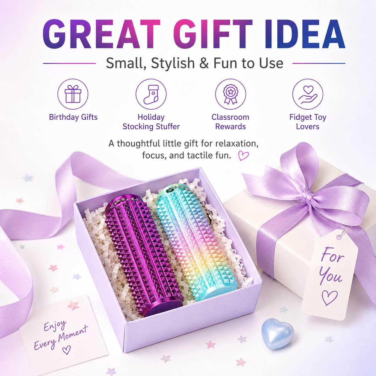 Keychain Stress Relief Roller