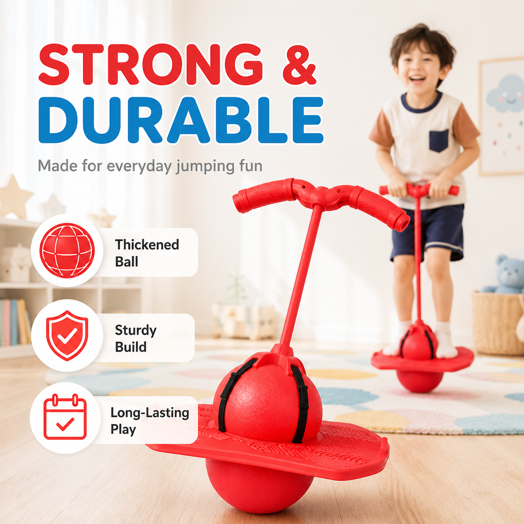 Pogo Jump Ball Kids Balance Exercise Toy