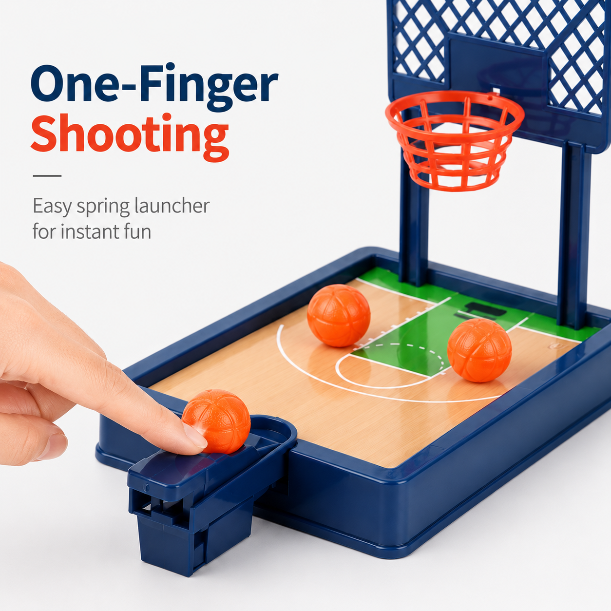 Desktop Mini Finger Basketball Stand Shooting Game Toy