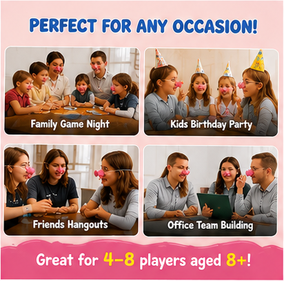 Pig Nose You Laugh You Lose Family Party Game Snort Funny