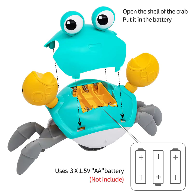 Induction Electric Escape Crab Crawling Toy