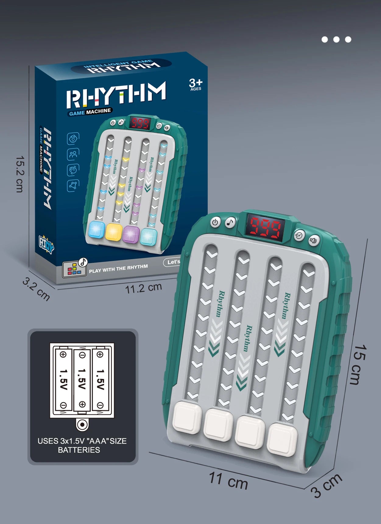 Handheld Rhythm Challenge Game Toy