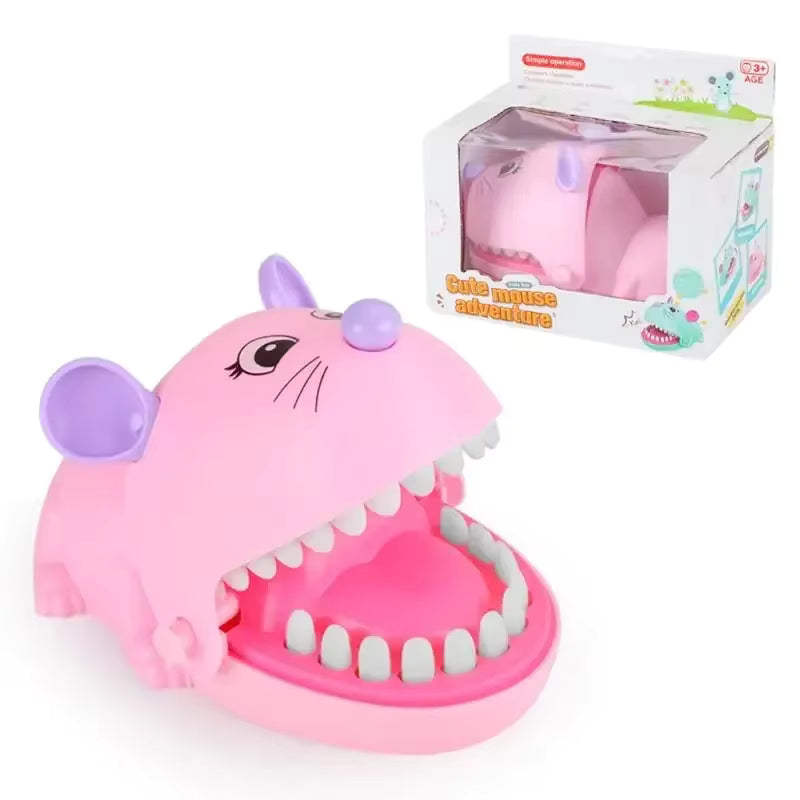 Funny Crocodile Bite Finger Prank Toy, Random Risk Interactive Party Game