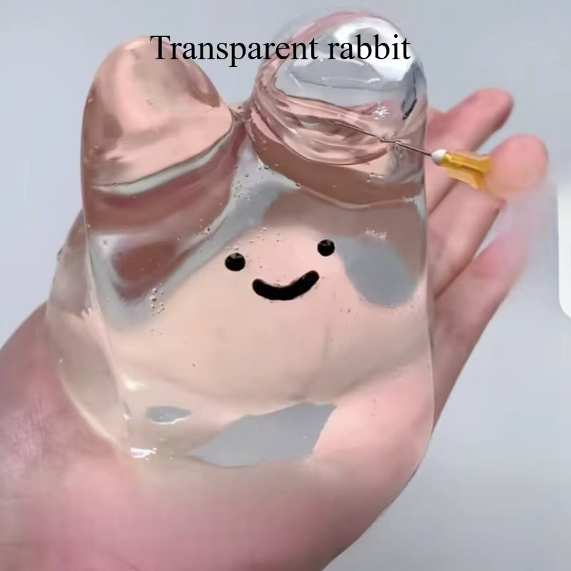Transparent Jelly Octopus Rabbit Star Squishy Fidget Toy