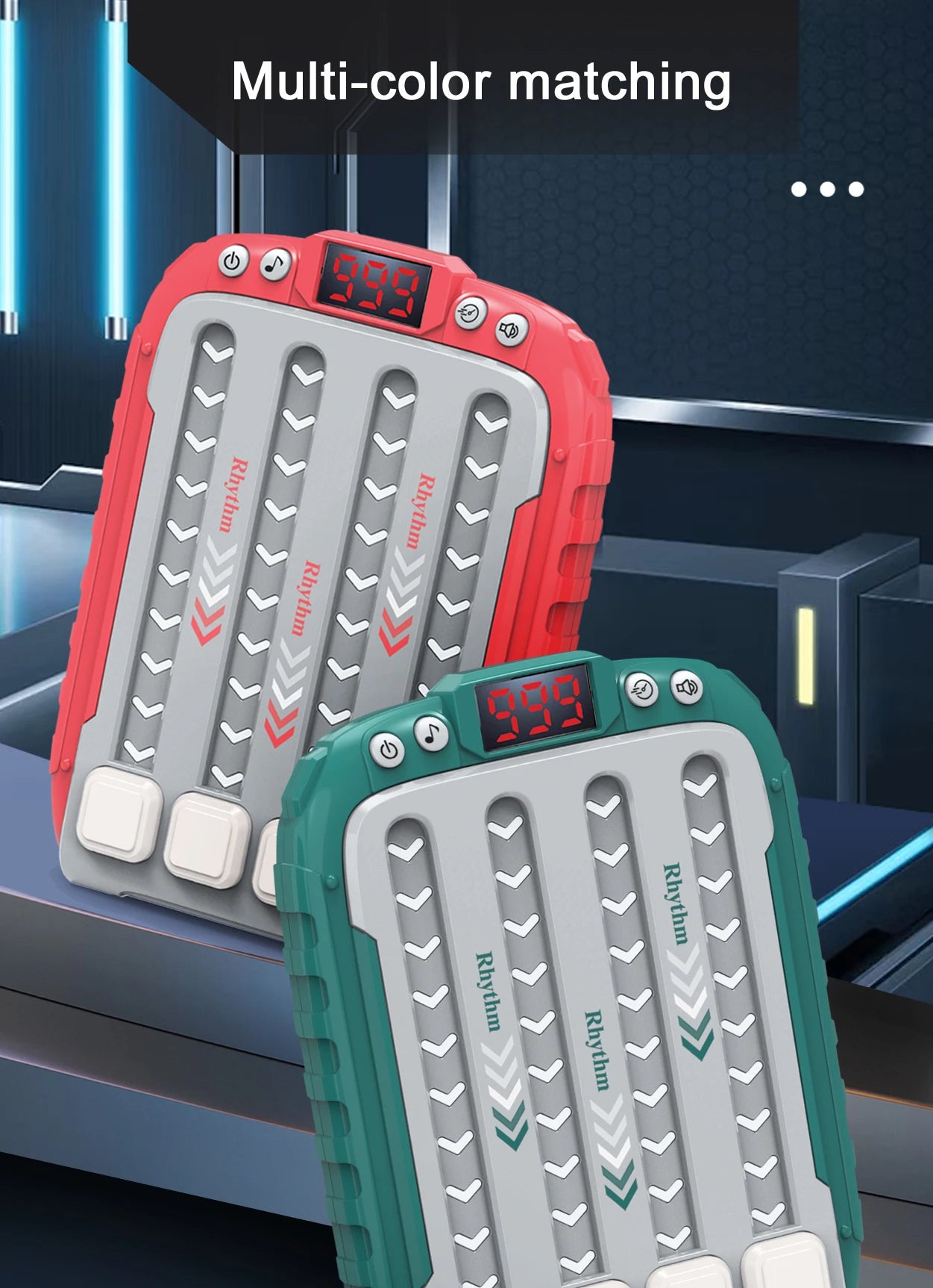 Handheld Rhythm Challenge Game Toy