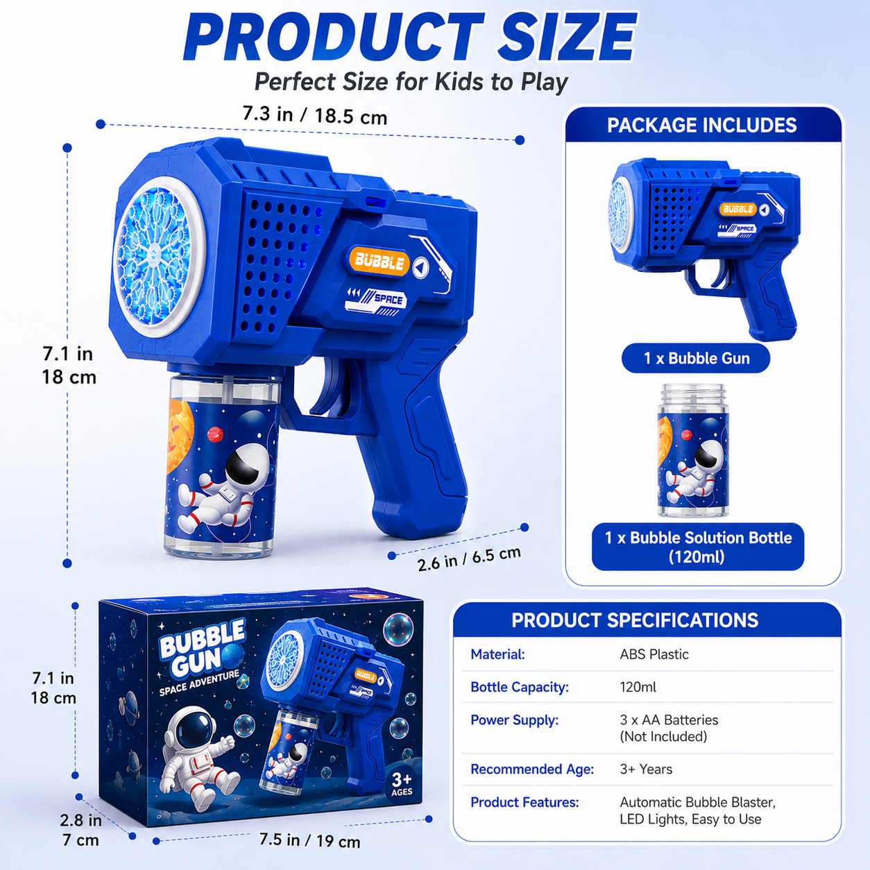 Astronaut Bubble Blaster